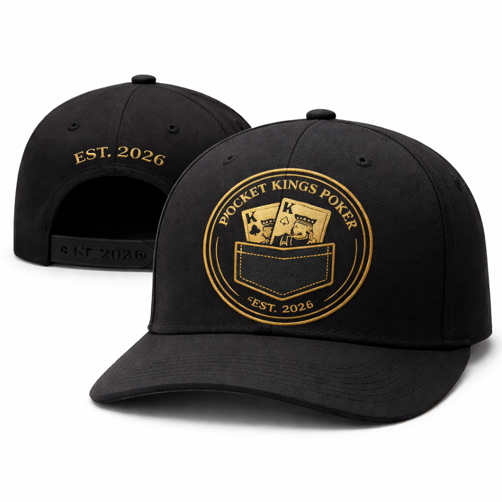 Pocket Kings House Cap – Founders Edition (Black/Gold)