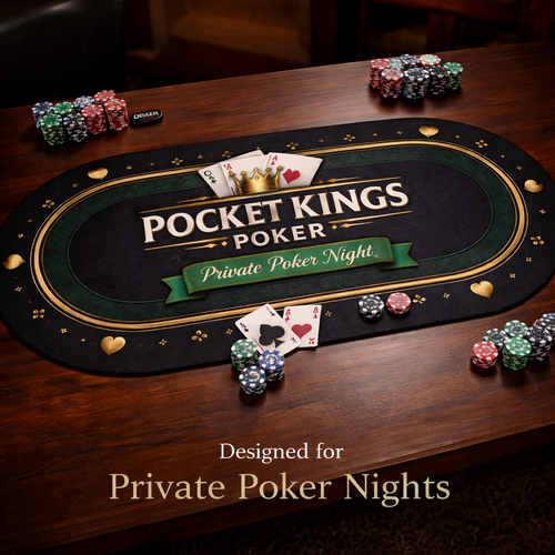 Premium Poker Table Topper – Pocket Kings Poker - The Complete Strategy System for Serious Poker Players